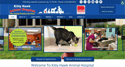 Desktop Screenshot of kittyhawkvet.com